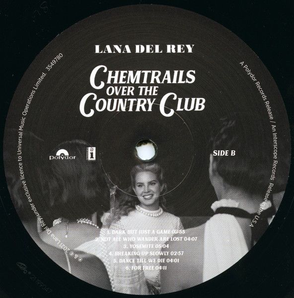 Платівка Lana Del Rey – Chemtrails over the Country Club|Лана Дель Рей