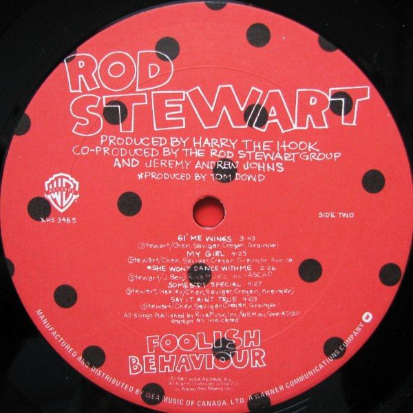 Платівка Rod Stewart - Foolish Behaviour|Род Стюарт-Дурна поведінка