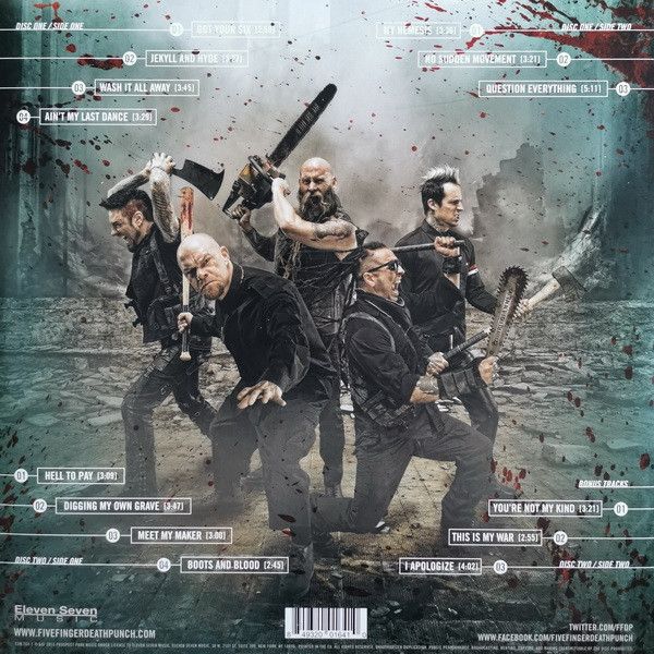 Платівка Five Finger Death Punch – Got Your Six|П'ятипалий смертельний удар-Отримав свою шістку(2xLP)