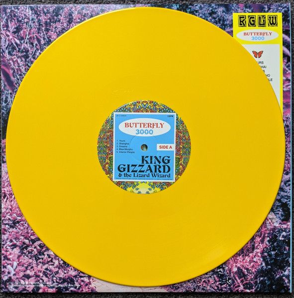 Платівка King Gizzard & the Lizard Wizard - Butterfly 3000(Turkish Limited Edition, Blue)|Король Шлунок та Чарівник Ящірок - Метелик 3000