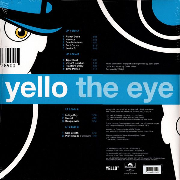 Платівка Yello – The Eye|Привіт-Око(2xLP)