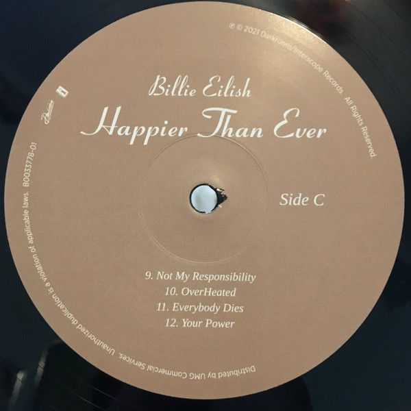 Платівка Billie Eilish – Happier Than Ever|Біллі Айліш(2xLP)