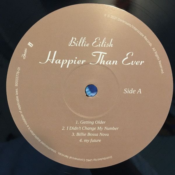 Платівка Billie Eilish – Happier Than Ever|Біллі Айліш(2xLP)
