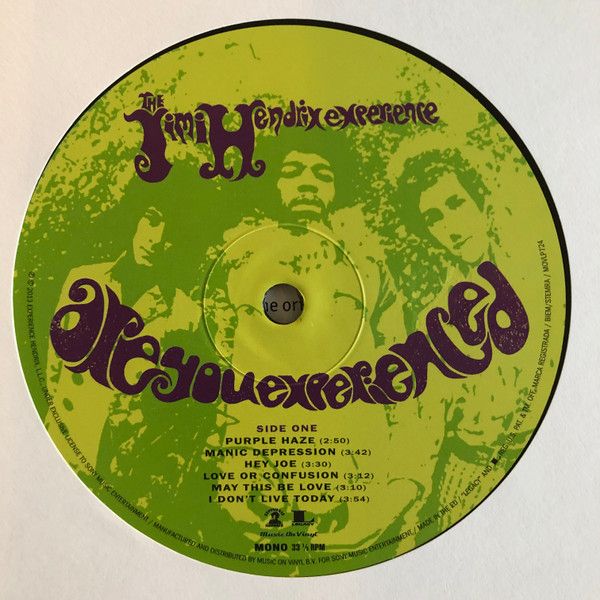 Платівка The Jimi Hendrix Experience – Are You Experienced (2) |Досвід Джимі Хендрікса-Ви досвідчені?