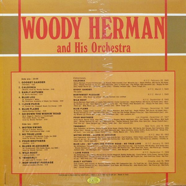 Платівка Woody Herman And His Orchestra – Вуді Герман та його оркестр