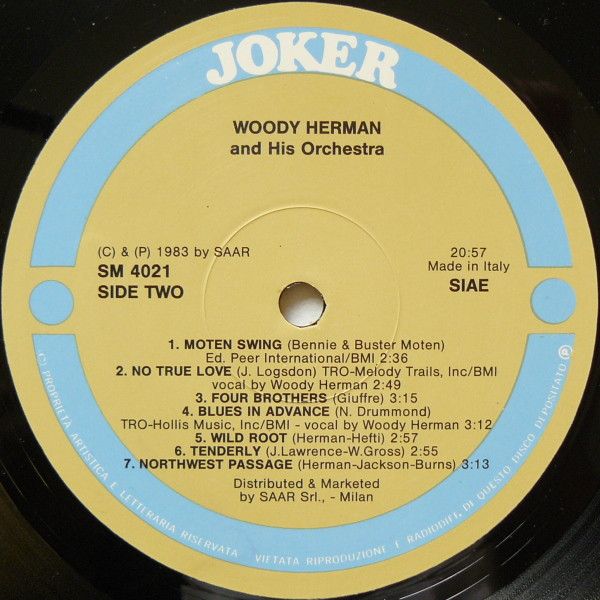 Платівка Woody Herman And His Orchestra – Вуді Герман та його оркестр
