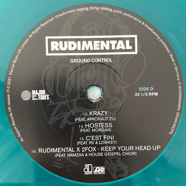 Платівка Rudimental – Ground Control|Рудиментальний(2xLP)