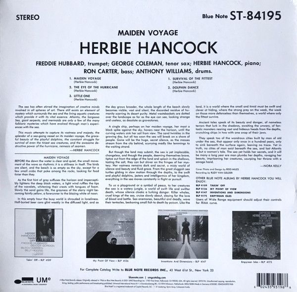 Платівка Herbie Hancock – Maiden Voyage|Гербі Хенкок-Перший рейс