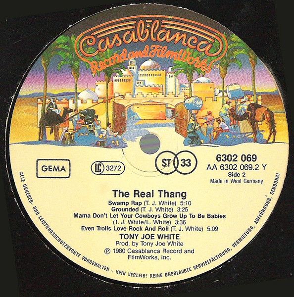 Платівка Tony Joe White – The Real Thang | Тоні Джо Вайт