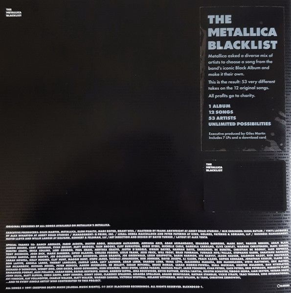Платівка Various – The Metallica Blacklist(Box-Set)|Збірний альбом-Чорний список Metallica(7xLP)