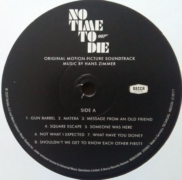 Платівка Hans Zimmer – No Time To Die (2LP Original Motion Picture Soundtrack)|Ганс Циммер 