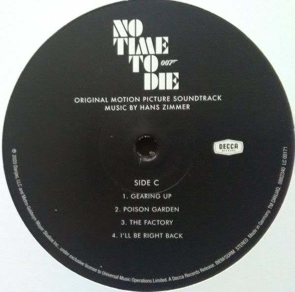 Платівка Hans Zimmer – No Time To Die (2LP Original Motion Picture Soundtrack)|Ганс Циммер 