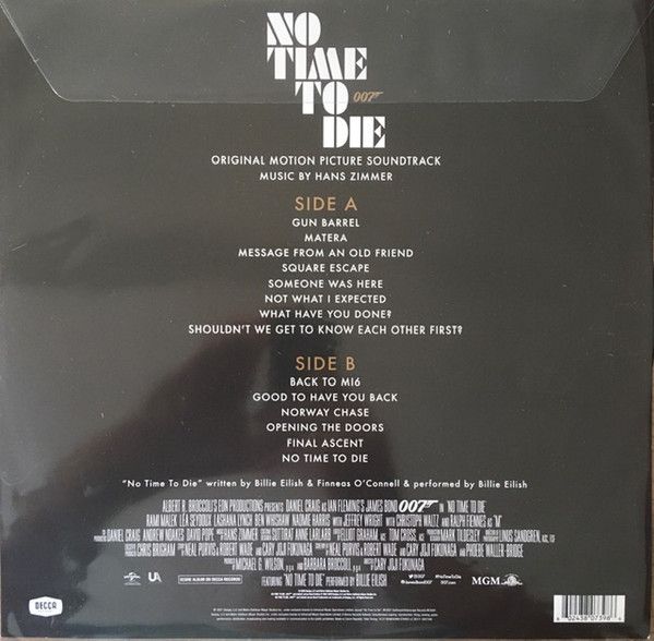 Платівка Hans Zimmer – No Time To Die | Ганс Циммер – Не час помирати: оригінальний саундтрек до фільму