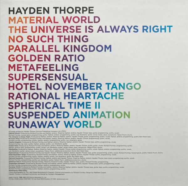 Платівка Hayden Thorpe – Moondust For My Diamond|Хайден Торп-Місячний пил для мого діаманта