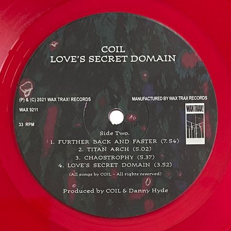 Платівка Coil – Love's Secret Domain|Котушка-Таємний домен кохання