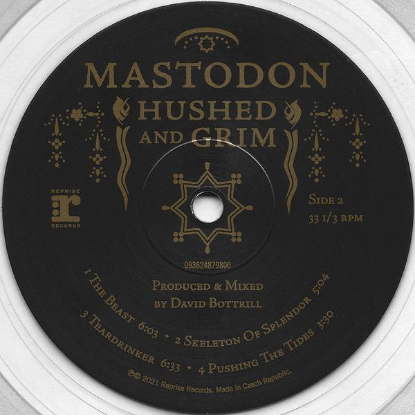 Платівка Mastodon – Hushed And Grim (2LP, Limited Edition, Clear)|Мастодонт