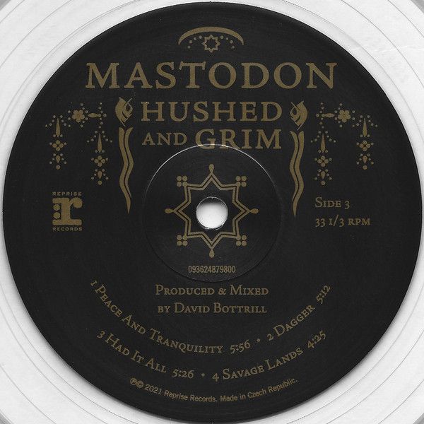 Платівка Mastodon – Hushed And Grim (2LP, Limited Edition, Clear)|Мастодонт