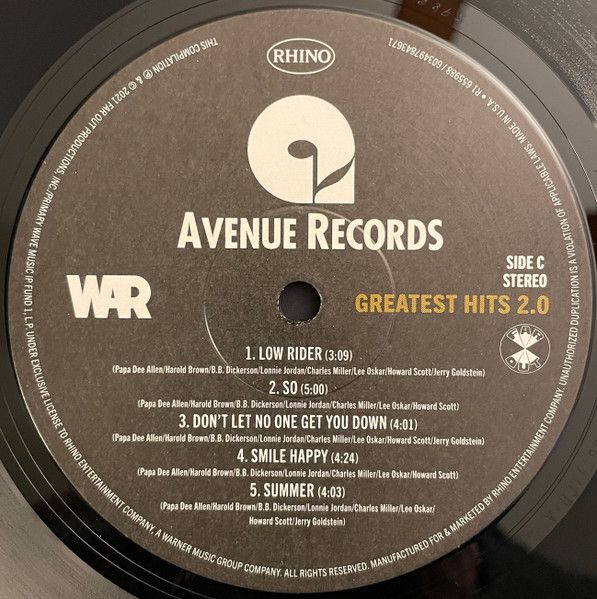 Платівка War – Greatest Hits 2.0|Війна(2xLP)