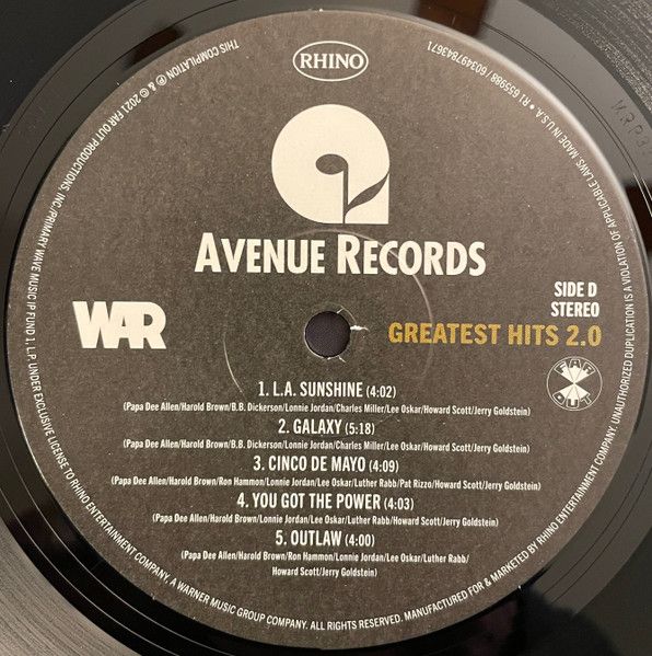 Платівка War – Greatest Hits 2.0|Війна(2xLP)