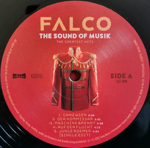 Платівка Falco – The Sound Of Musik (The Greatest Hits)|Фалько-Звуки музики (найкращі хіти)2xLP