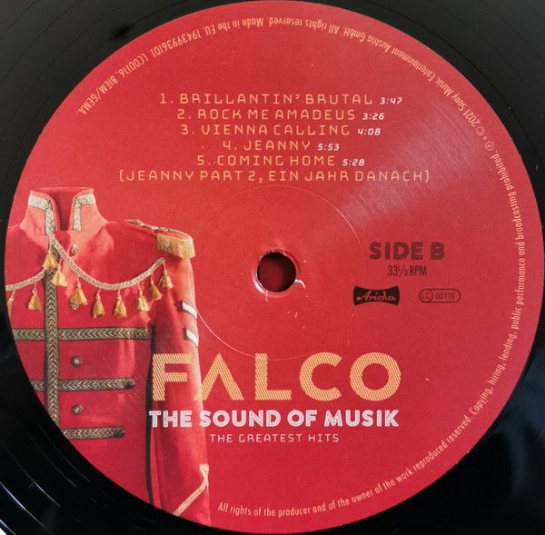 Платівка Falco – The Sound Of Musik (The Greatest Hits)|Фалько-Звуки музики (найкращі хіти)2xLP
