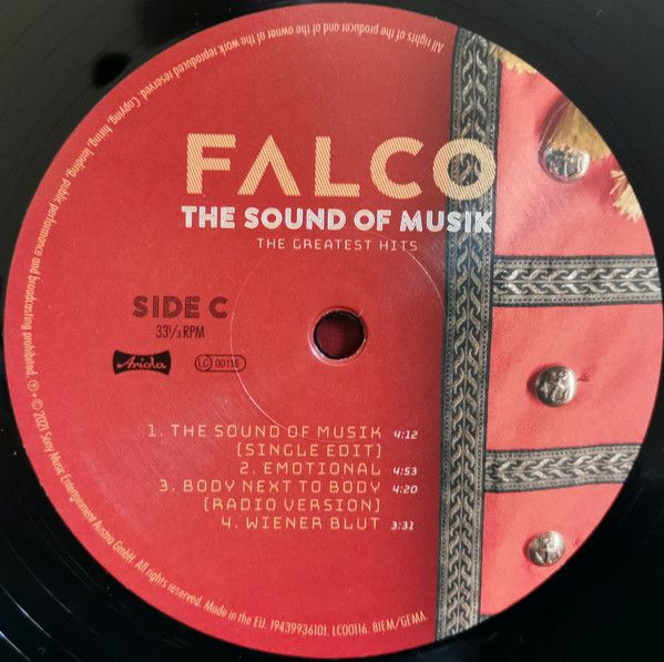 Платівка Falco – The Sound Of Musik (The Greatest Hits)|Фалько-Звуки музики (найкращі хіти)2xLP