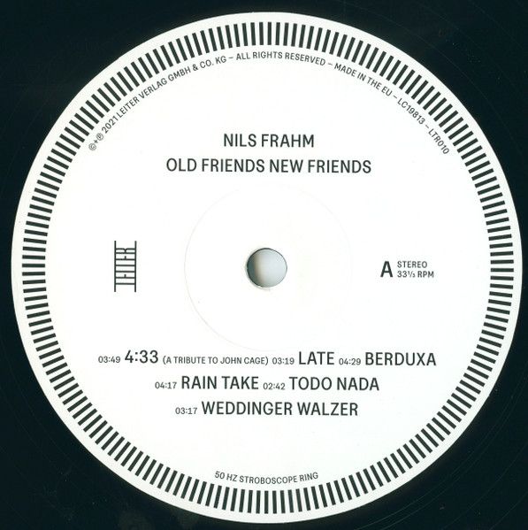 Платівка Nils Frahm – Old Friends New Friends|Нільс Фрам-Старі друзі, нові друзі(2xLP)