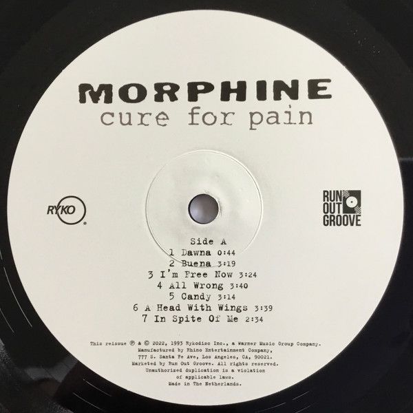 Платівка Morphine – Cure For Pain|Mорфін-Ліки від болю(2xLP)
