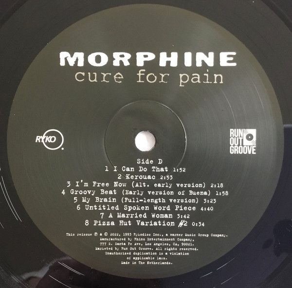 Платівка Morphine – Cure For Pain|Mорфін-Ліки від болю(2xLP)