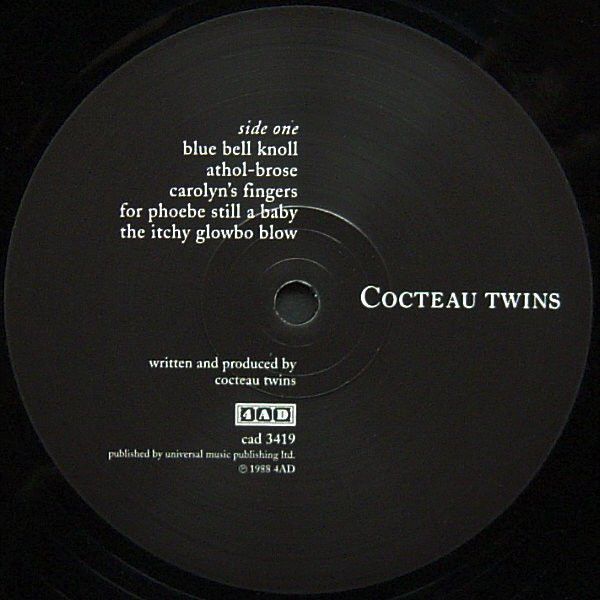 Платівка Cocteau Twins – Blue Bell Knoll|Близнюки Кокто-Горб Блакитний дзвін