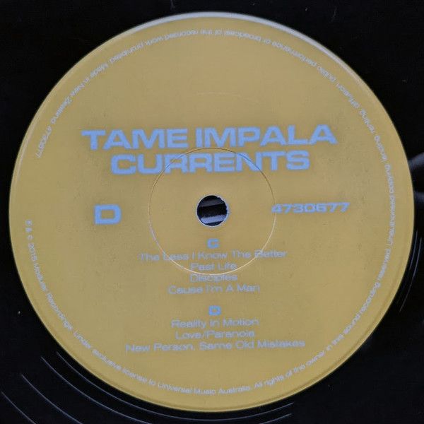 Платівка Tame Impala – Currents|Приручити імпалу-Течії(2xLP)