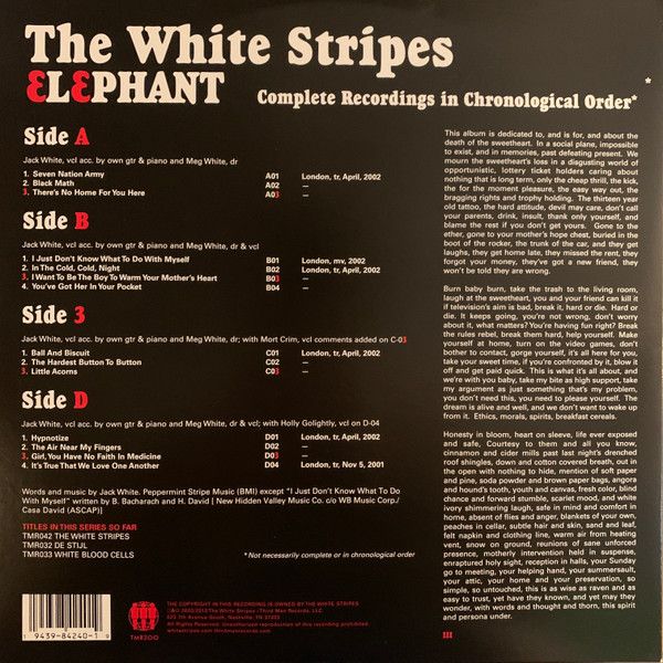 Платівка The White Stripes – Elephant|Білі смуги(2xLP)