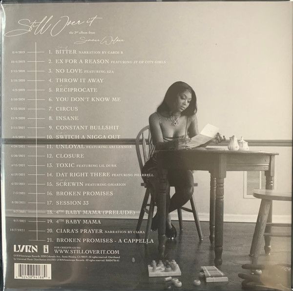 Платівка Summer Walker – Still Over It(White Vinyl)|Саммер Уокер-Все ще над цим(2xLP)