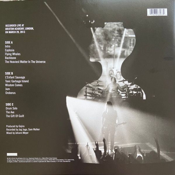 Платівка Gojira – Live At Brixton Academy|Годзілла-Наживо в Академії Брікстон(2xLP)