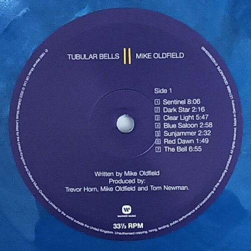 Платівка Mike Oldfield – Tubular Bells II (Limited Edition, Repress, Blue Marbled)|Майк Олдфілд