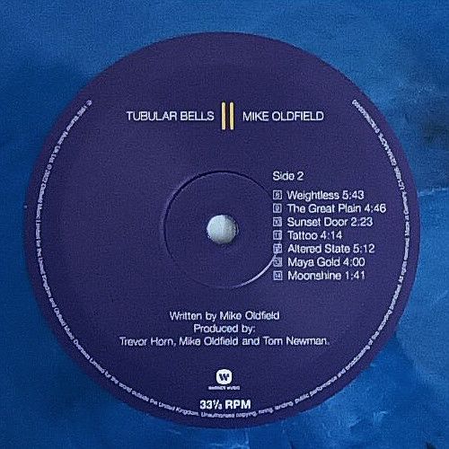 Платівка Mike Oldfield – Tubular Bells II (Limited Edition, Repress, Blue Marbled)|Майк Олдфілд