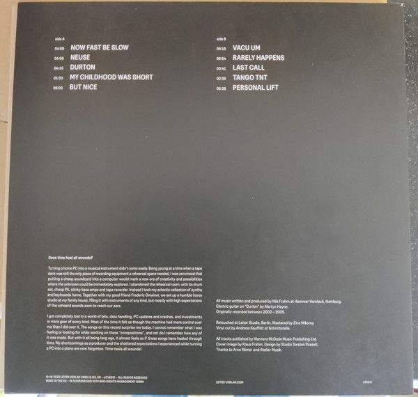 Платівка Nils Frahm – Durton|Нільс Фрам-Дуртон