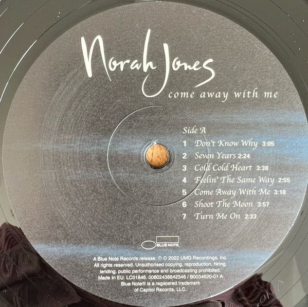 Платівка Norah Jones – Come Away With Me|Нора Джонс