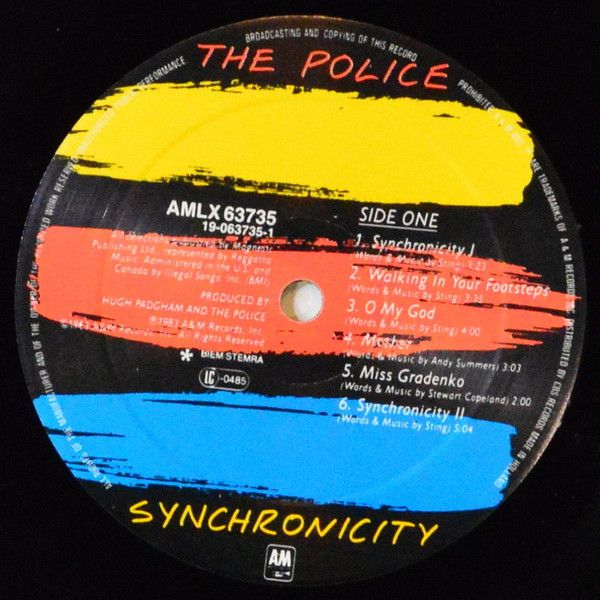 Платівка The Police – Synchronicity