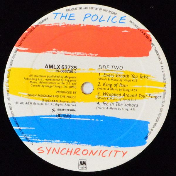 Платівка The Police – Synchronicity