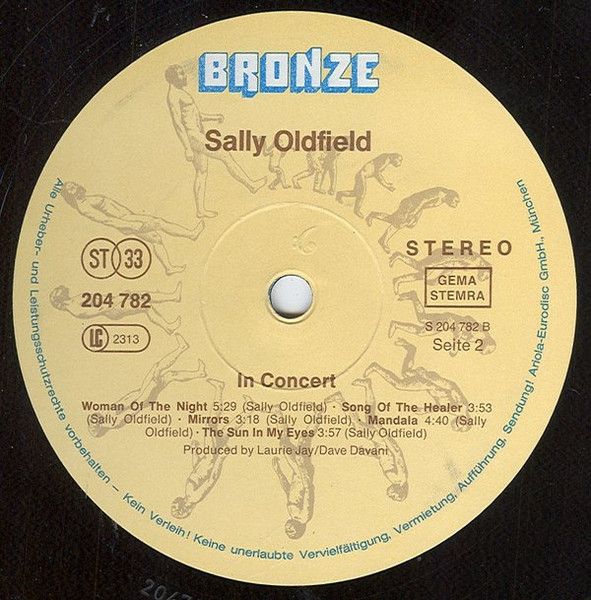 Платівка Sally Oldfield – In Concert