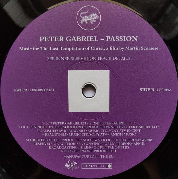 Платівка Peter Gabriel – Passion|Пітер Габріель(2xLP)