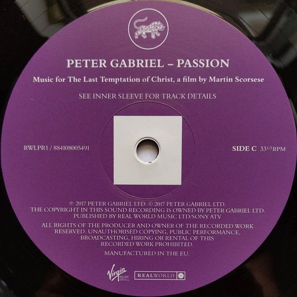Платівка Peter Gabriel – Passion|Пітер Габріель(2xLP)