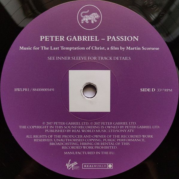 Платівка Peter Gabriel – Passion|Пітер Габріель(2xLP)