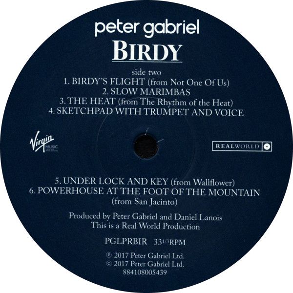 Платівка Peter Gabriel – Birdy|Пітер Габріель-Пташка