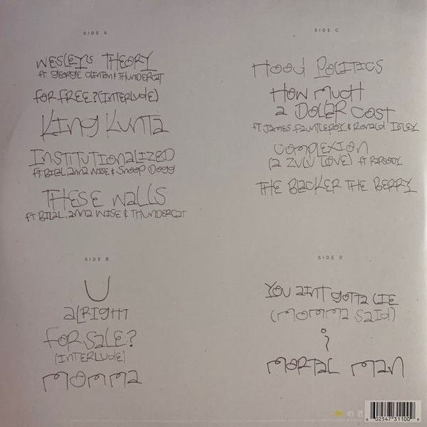 Платівка Kendrick Lamar – To Pimp A Butterfly|Кендрік Ламар (2LP)