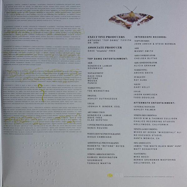 Платівка Kendrick Lamar – To Pimp A Butterfly|Кендрік Ламар (2LP)