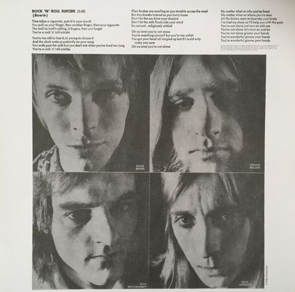 Платівка David Bowie – The Rise And Fall Of Ziggy Stardust And The Spiders From Mars|Девід Боуї