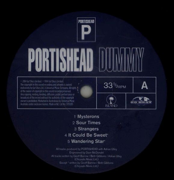 Платівка Portishead – Dummy|Портісхед-Mанекен