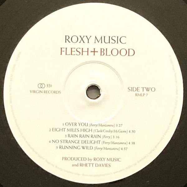 Платівка Roxy Music – Flesh + Blood|Музика Роксі-Плоть + Кров